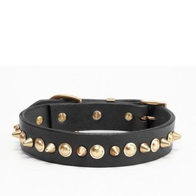 Resim Ares Handmade Deri Köpek Tasması Siyah L (46-55 CM) Cl-Ar-Bl-L 