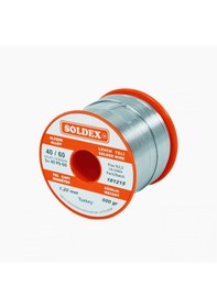 Resim Soldex Kurşunlu Lehim Teli 1.2mm 500gr Sn40 - Pb60 40/60 401205 