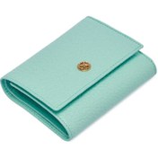 Resim Mavi Deri Kadın Cüzdan - S1CB00005633-T9D 