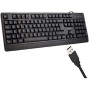 Resim ZEMİRA HOME Spk6247B Usb 1.2 Metre Kablolu Klasik Siyah Numpadli Türkçe Q Klavye 