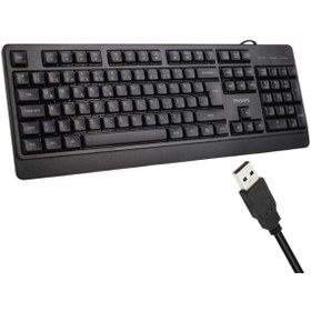 Resim ZEMİRA HOME Spk6247B Usb 1.2 Metre Kablolu Klasik Siyah Numpadli Türkçe Q Klavye 