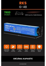 Resim Rks G-48 / 36v 7800mAh Elektrikli Scooter Bataryası 