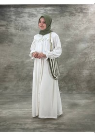 Resim Kız Çocuk Beyaz Ferace Beyaz 