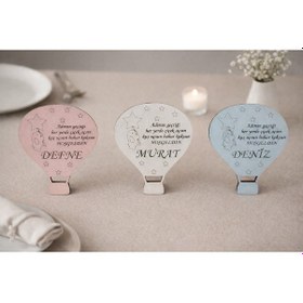 Resim Magnet Kişiye Özel 25 Adettir Balon Temalı No2 