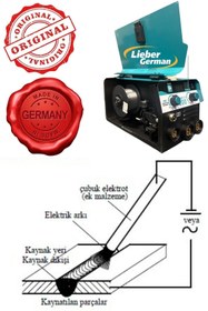 Resim Lieber German Teknoloji M300 Mig Tig MMA 3in1 300 Amper İnvertör Ve Gazsız Gazaltı Kaynak Makinesi 