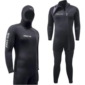 Resim Free-Sub 7mm Klasik, Scuba, Tüplü Dalış Elbisesi - S 