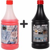 Resim Dtx Kimya Oto Kalorifer ve Petek Temizleme (Solventli) 1lt & Oto Motor Lastik Parlatıcı 500 ml 