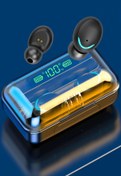 Resim wiks General Mobile GM 21 Uyumlu Kablosuz Kulaklık F9-5 Mikrofonlu Kulaklik Bluetooth 