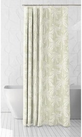 Resim Banyo Perdesi 1x120x200 Tek Kanat Duş Perdesi Halka Hediyeli Duşakabin Perdesi 2319 