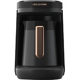 Resim English Home Türk Kahvesi Makinesi 4 Fincan Kapasiteli Közde Pişirme Siyah Bakır Çift Taşım Teknolojisi 