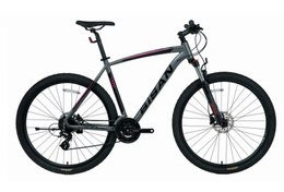 Resim Bisan MTX 7300 DAĞ BİSİKLETİ 39.5CM HD 26 JANT 24 VİTES MAT GRİ PEMBE 