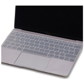Resim Laptop Apple Uyumlu MacBook Pro Klavye Koruyucu Türkçe Q 12inç A1534 - 13inç A1708 İle Şeffaf 