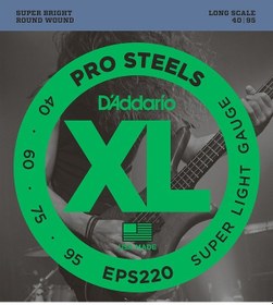 Resim D'addario Eps220 Bas Gitar Tel Seti. Xl. 40-95. Long Scale. Prost 