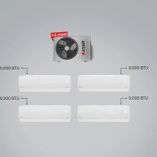 Resim Arçelik ZM24104 A++ 9+9+9+9 BTU Iç - 24000 BTU 1+4 Multi Inverter Klima 