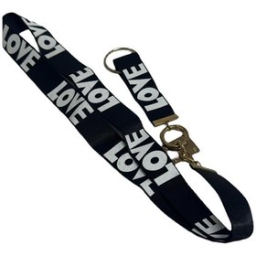 Resim MG MOTO Love Siyah Anahtarlık 