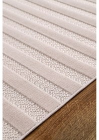 Resim Kadife Bambu Dokuma Modern Kaymaz Salon Halısı Mutfak Halısı Koridor Halısı Yolluk Çizgi Bej Bej Bej 