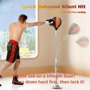 Resim NLDD Ayarlanabilir Yükseklikli Punching Bag 130-160cm - Sağlam Çerçeve, Güçlü Emme Kupaları, Turuncu/Siyah Tasarım - İç Mekan Fitness Kum Torbası, Hızlı Eğitim, Boks Topu, Yansıtıcı Eğitim Yardımcısı, Dinamik Egzersiz Aracı, Noel ve Sevgililer Günü için Mükemmel Tatil Hediyesi, Boks Torbası, İç Mekan Egzersiz Ekipmanı, Şık Egzersiz Ekipmanı, Dayanıklı Egzersiz Ekipmanı, Boks, Punching Bag ile Taban, Boks Kavunu, Deli Boks Kavunu 