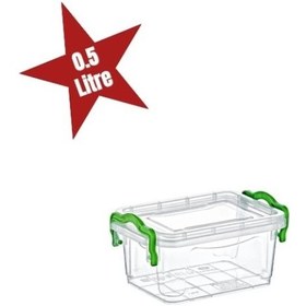 Resim Mini Saklama Kutusu 0.5 Litre Renkli 