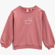 Resim Kız Bebek Baskılı Sweatshirt 