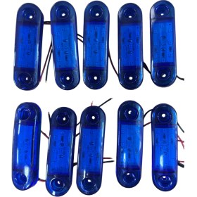 Resim 9 LED Parmak Lamba Oval 24V Mavi Su Geçirmez E Belgeli 10 Adet Fiyatı TAS.018M 