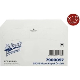 Resim Eczacıbaşı Selpak Professional Klozet Kapak Örtüsü 