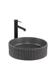 Resim Lena E-W1001MF Tezgahüstü Lavabo Füme 
