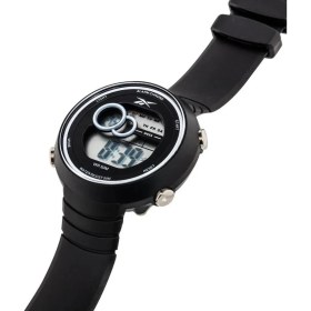 Resim Reebok Rv-Wea-L9-Pbpb-Ww Dijital Siyah Silikon Kordon Çocuk Kol Saati 