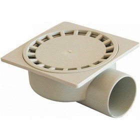 Resim 70 Mm 20X20 Çamur Kovalı Yer Süzgeci Yandan 