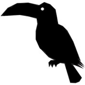 Resim Geometrik Dodo Kuşu 10x10 Cm Lcst Lcst 