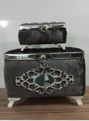 Resim Sonem Çeyiz Sandık Gelin Damat Bohça Nişan Çeyiz Sandığı 2li 0307 