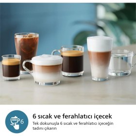 Resim Philips 3300 Serisi Lattego Tam Otomatik Espresso Makinesi, (EP3347/90) + Phılıps Ekmek Kızartma Makinesi Hediye 