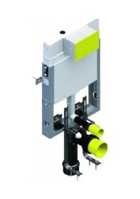 Resim Klozet İçin Metal Ayaklı Gömme Rezervuar Tam Takım Set Krom 