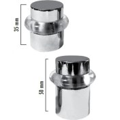 Resim Ayder Mobilya Aksesuarları Düz Contalı Kapı Tamponu 35 Krom 