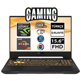 Resim Tuf Gaming A15 Fa507nv R7 7735hs 16gb Ram 512gb Ssd Rtx4060/8gb 15.6 Fhd 144hz Fdos Lp037 