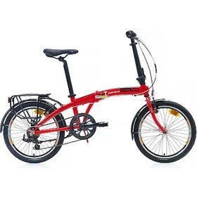 Resim Carraro Flexı 106 20 Jant Katlanır Bisiklet 320H 6V Vb Kırmızı Siyah Beyaz 