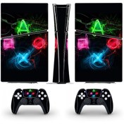 Resim Kt Grup Sanatsal Playstation 5 Slim Dijital Versiyon Sticker Kaplama Seti 