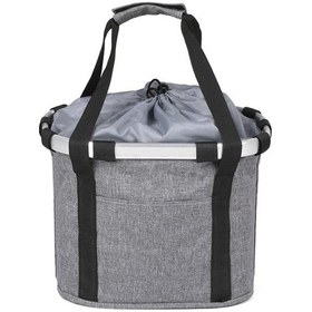 Resim Tongxida Çıkarılabilir Sepet Bisiklet Evcil Hayvan Taşıyıcısı Kanvas Ön Çanta Alüminyum Çerçeve Evcil Hayvan Sepeti Renkli Renkli 