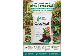 Resim Cocopeat 25 Litre Hindistan Cevizi Torfu | Saksı ve Bitki Toprağı | Plant Home 