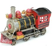 Resim Himarry Dekoratif Metal Lokomotif Kalemlik 