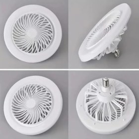 Resim Teknocan Marketing E27 LED Işıklı Sessiz Tavan Vantilatörü, Ayarlanabilir Renk Sıcaklığı, Kısılabilir Fan Lambası, Ayarlanabilir Fan Hızları, Zamanlayıcılı, Uzaktan Kumandalı, Fanlı Tavan Lambası 