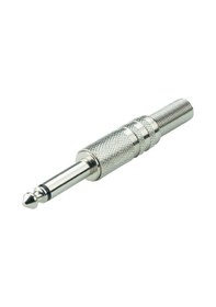 Resim 5 Adet 6.3mm Mono Jack Metal Çivi Jak - Lehim Tipi Gitar Jack 
