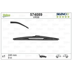 Resim Valeo 574089 Sııencıo Vr58 X1 240mm Arka Megane Iı-astra H Sııencıo Silecek Lastiği Binek 287815fa0b 