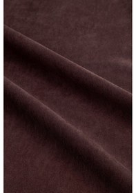 Resim Kadife Dokulu Koyu Kahve Masa Örtüsü Zengin Renk Seçenekli Koyu Kahve 