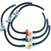 Resim Turcoshop11 6mm Motosiklet Dirt Bike Atv Scooter Benzin Petcock Vanaları Açma Kapama + Filtre 