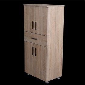 Resim Çok Amaçlı Dolap 150 Cm Hard Parlak Soho Suntalem 4Raf 1Çekmece K 