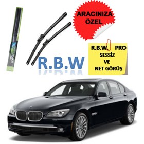 Resim Rbw Pro Bmw 7 Series (2008-2015) Aracınız Için Özel Üst Seviye Pro Muz Tip Silecek Takımı 