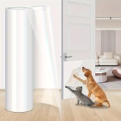 Resim 1 Rulo - Mobilya Çizik Koruyucu, PVC Malzeme, Şeffaf Yapışkanlı, Koltuk ve Duvar için Kedi & Köpek Tırmıklarına Karşı Koruma, 30.0cm x 299.97cm, Kolay Uygulanabilir Film | Evcil Hayvan Çizik Önleyici 
