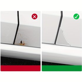 Resim 4 Adet Spor Edisyonu PVC Araba Kapı Kenar Koruyucuları - Şeffaf Silikon Köşe Koruyucular, Tüm Araç Modelleri için Kolay Kurulumlu Çizilmez Darbeye Karşı Kapatıcılar, Araba Kapı Koruyucu 
