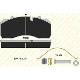 Resim On Fren Balata Mercedes Atego Yaylı 00 Otokar Doruk 