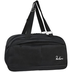 Resim Askılıklı Spor El Valizi Büyük El Çantası Siyah Çok Renkli 